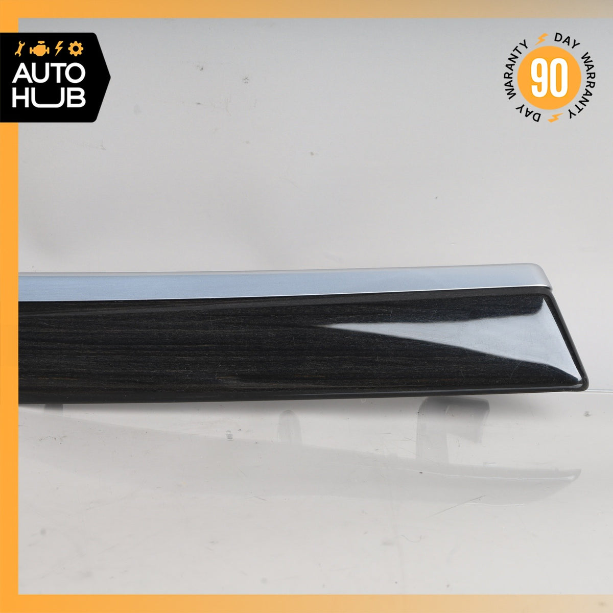 11-16 BMW F10 550i 535i Front Left Door Trim Panel Wood OEM - photo 2