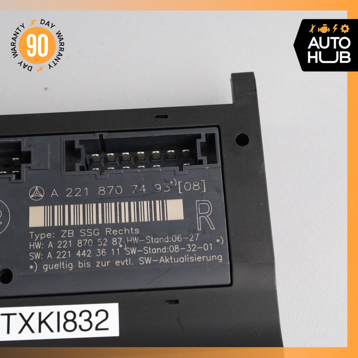 07-13 Mercedes W221 S63 AMG S550 Front Right Side Under Seat Control Unit OEM - photo 8
