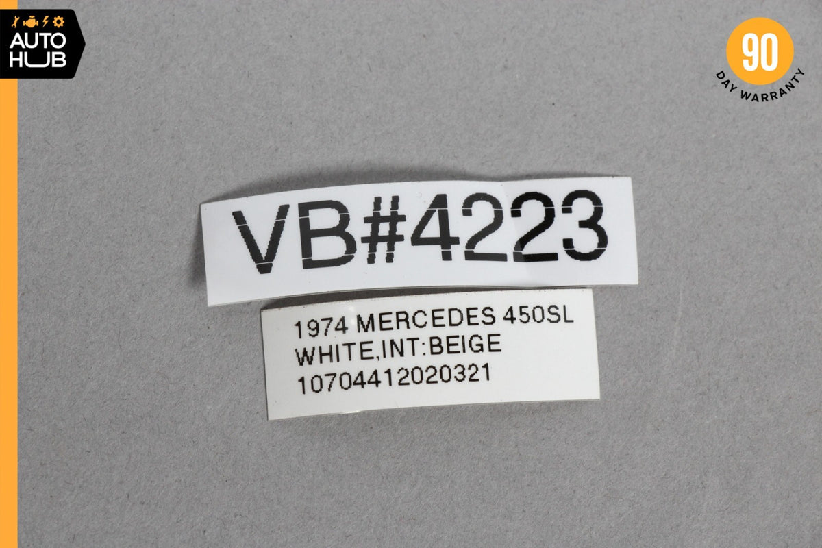 Mercedes R107 450SL 380SL Convertible Front Windshield Molding Trim Set OEM 86k - photo 12
