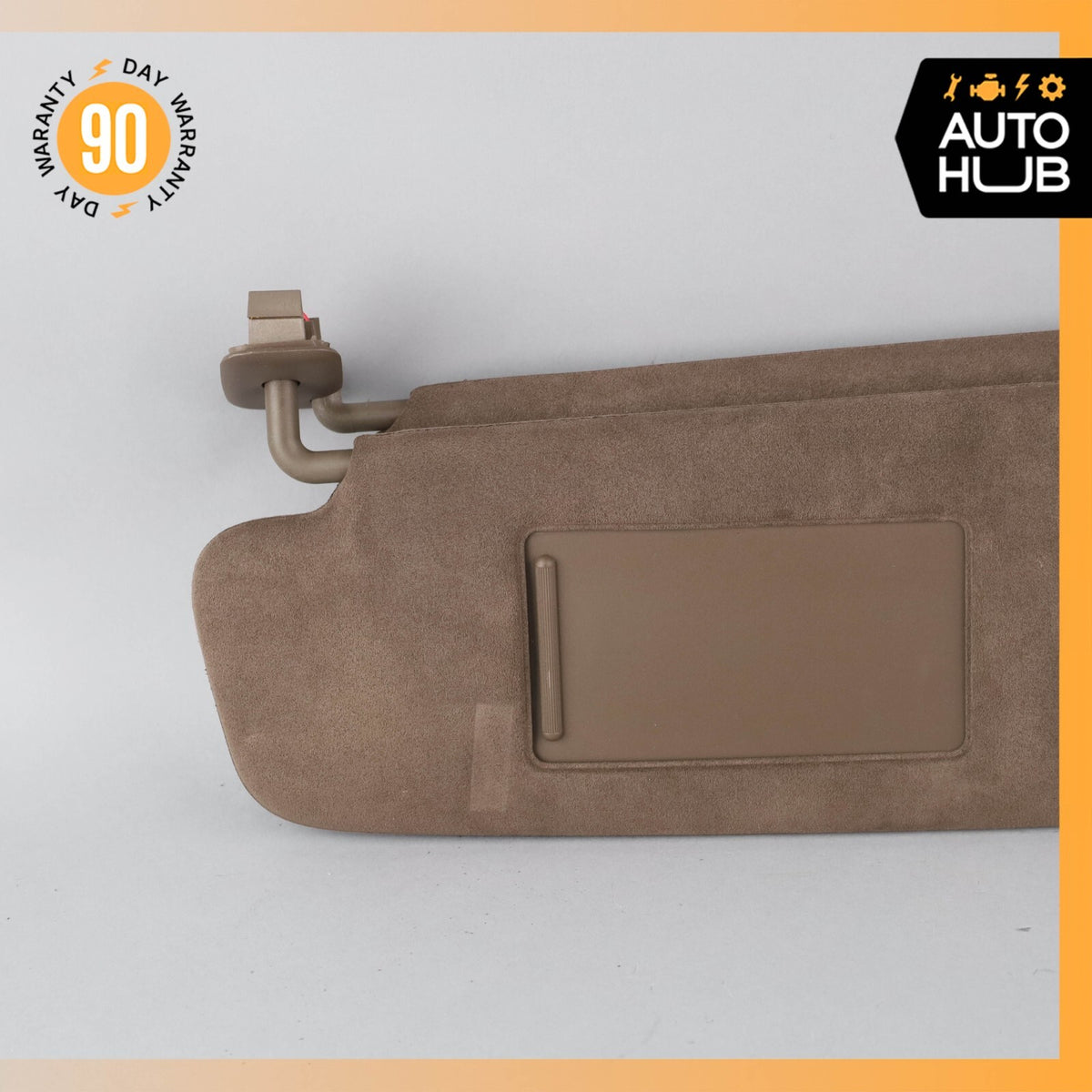 11-18 Porsche Cayenne 958 Sun Visor Sunvisor Left Side Suede Brown OEM - photo 8