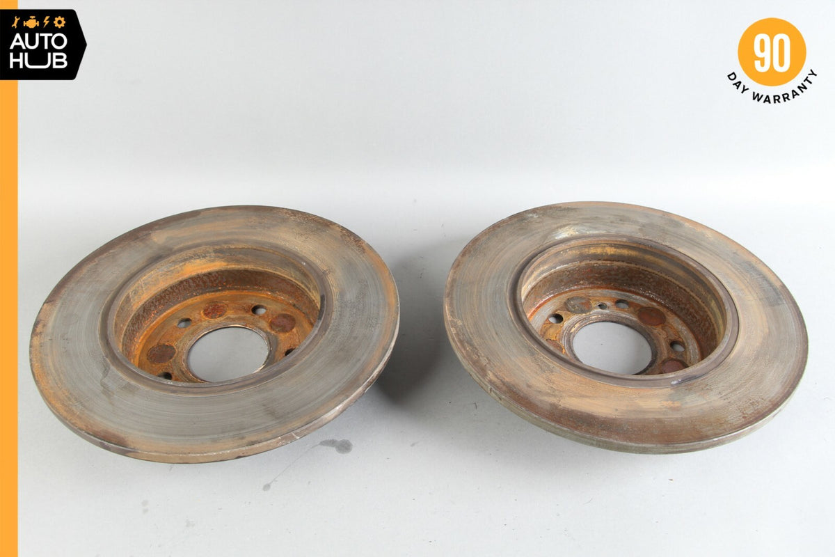 05-11 Mercedes R171 SLK350 SLK280 Rear Brake Rotor Left and Right Set OEM - photo 2
