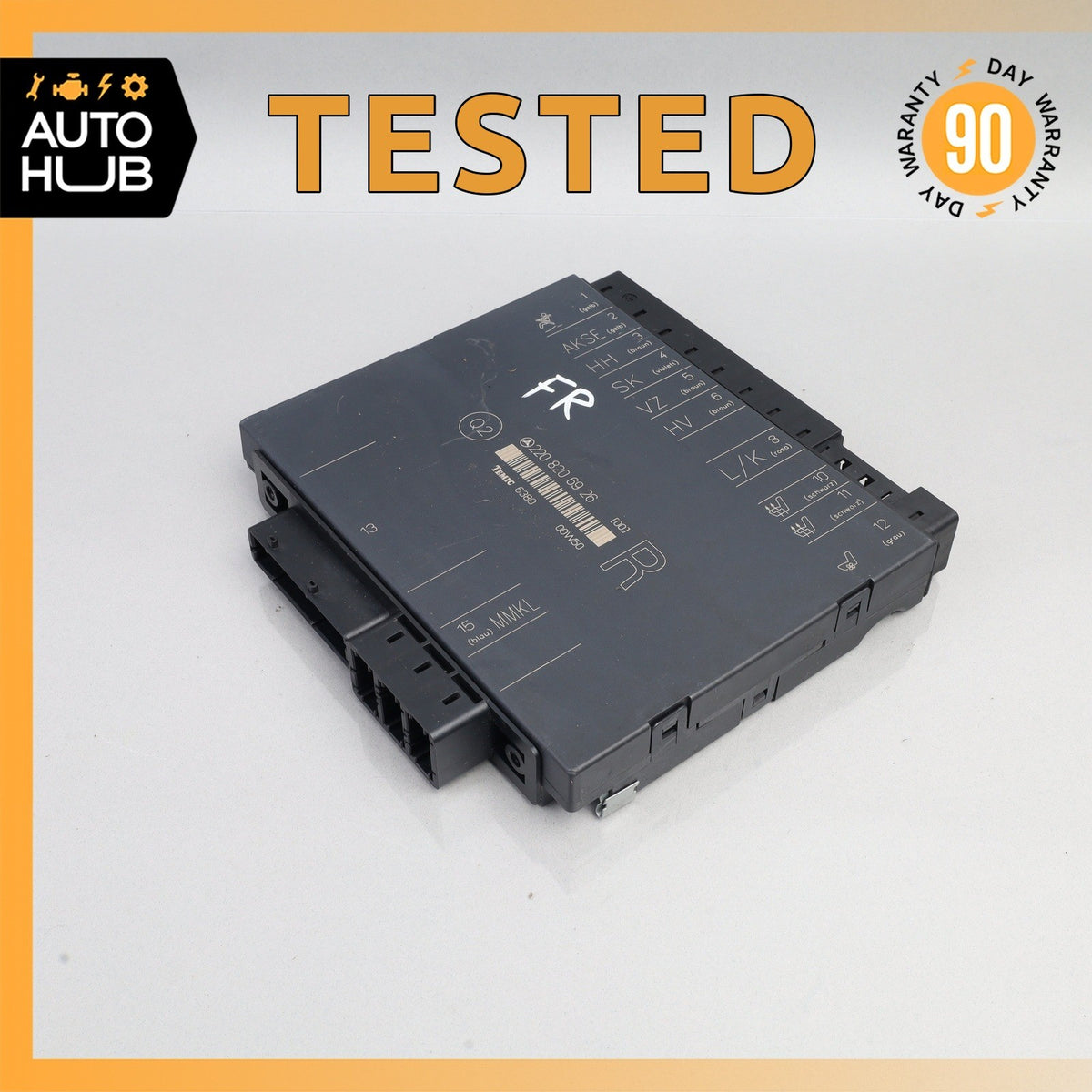 00-02 Mercedes W220 S600 S55 AMG Seat Control Module Front Right OEM - photo 1