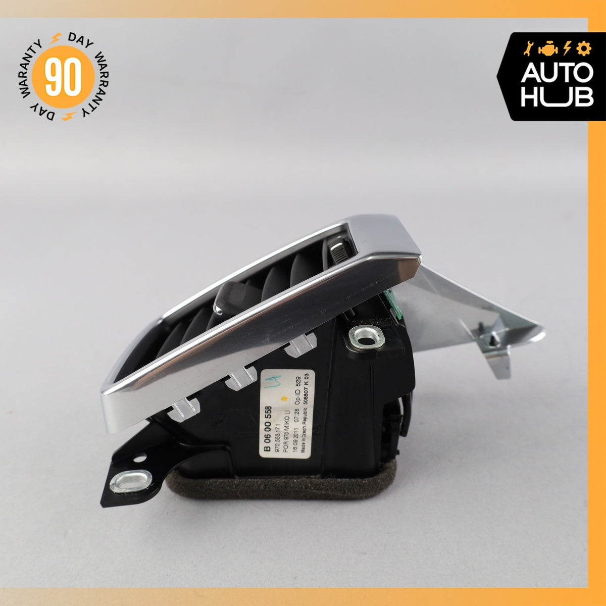 Porsche Panamera 970 Rear Left Driver Side Console A/C Air Vent Grill OEM - photo 3