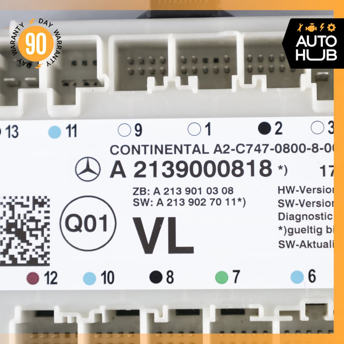 Mercedes W222 S450 Front Left Door Control Module 2139000818 OEM - photo 7
