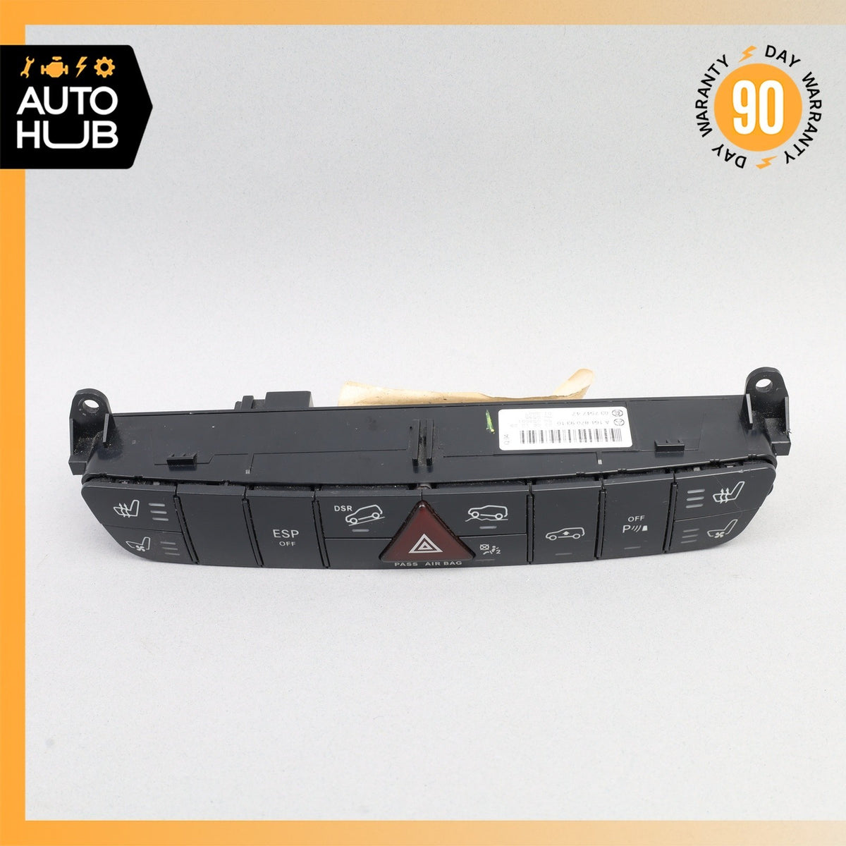 06-12 Mercedes X164 GL350 ML550 Hazard Control Switch Panel OEM - photo 1