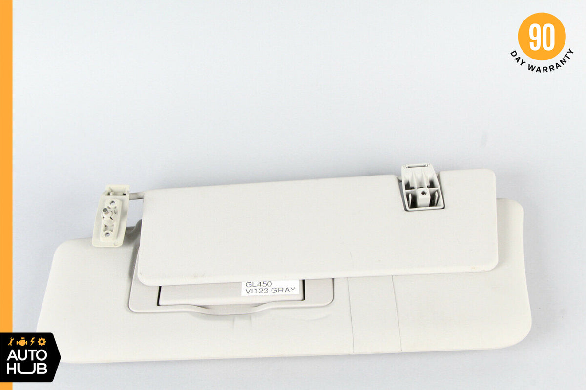 06-12 Mercedes X164 GL550 ML450 Left Driver Side Sun Visor Sunvisor Gray OEM - photo 1
