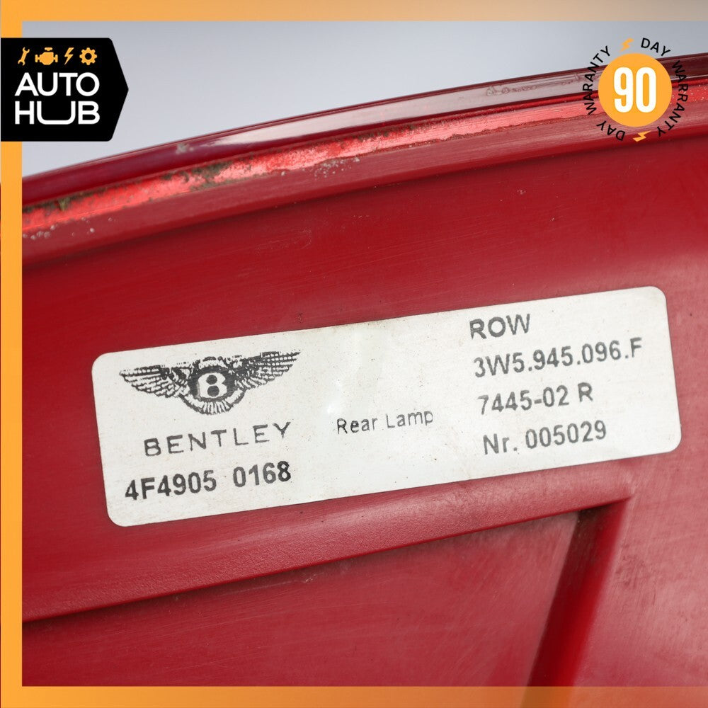 06-13 Bentley Continental Flying Spur Right Side Tail Light Lamp OEM 80k - photo 23