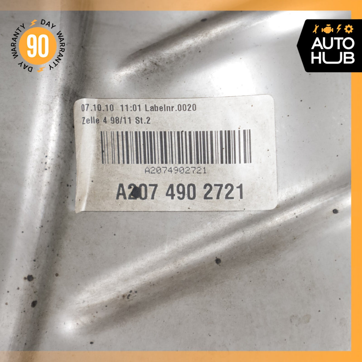 10-11 Mercedes W207 E550 Exhaust Muffler Mufflers Right and Left Set OEM - photo 13