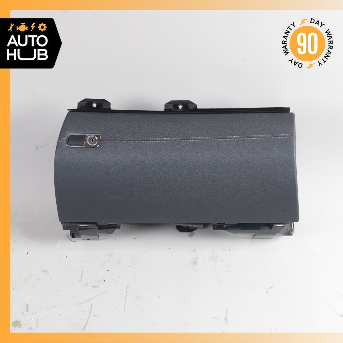 11-13 Mercedes W221 S550 S63 Dash Board Glove Box Compartment Nappa Black OEM - photo 2