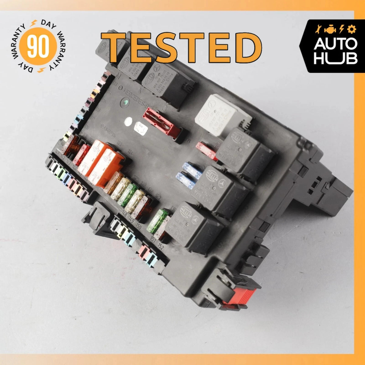 10-13 Mercedes W221 S400 S550 S65 AMG Rear Sam Fuse Box Relay Module Control OEM - photo 1