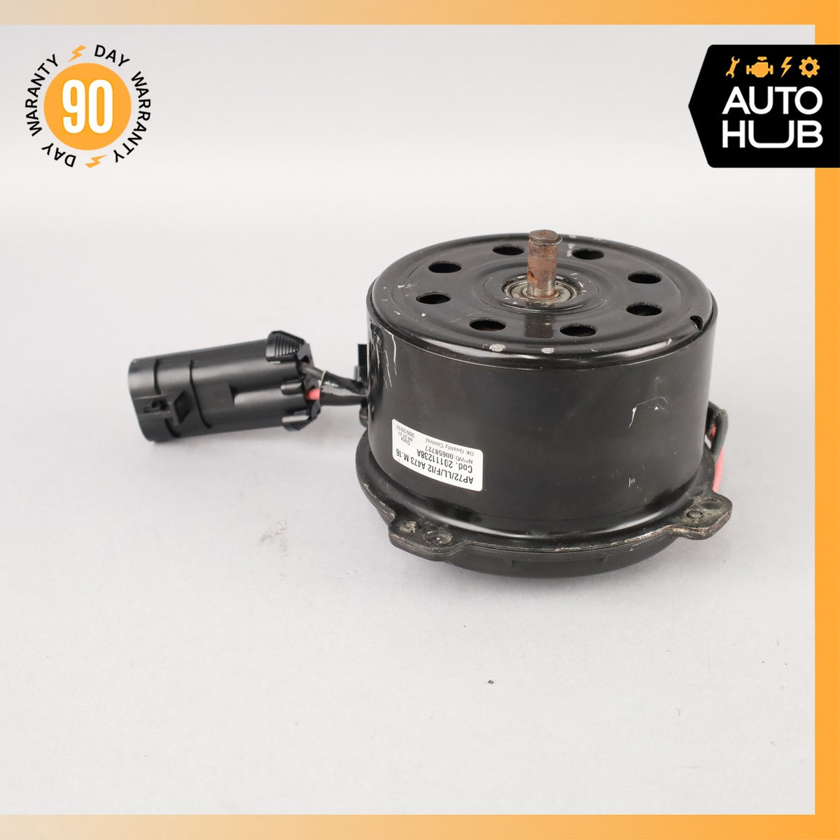 09-19 Maserati GranTurismo Quattroporte 4.7L Radiator Cooling Fan Motor OEM 58k - photo 7