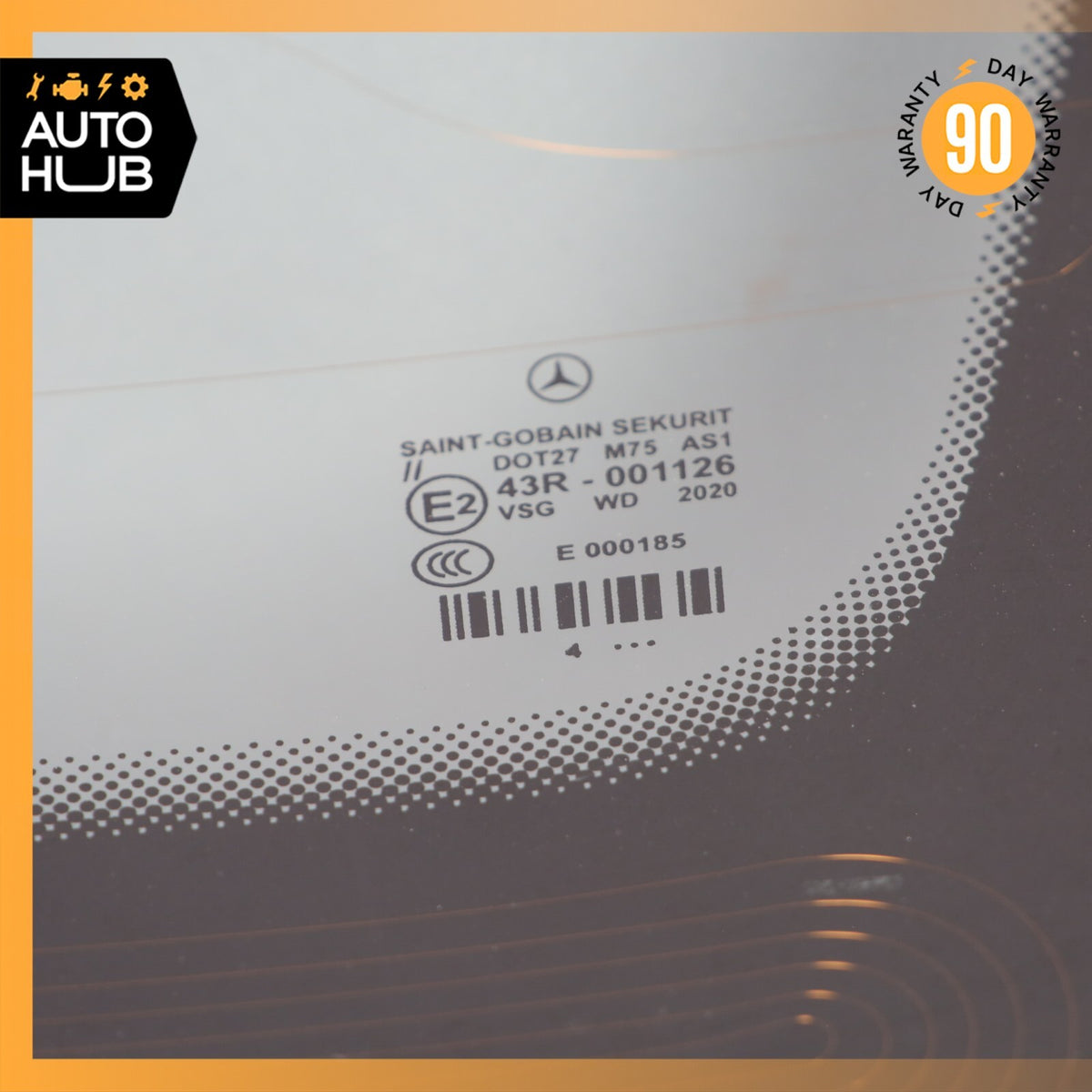 05-08 Mercedes R230 SL500 SL550 SL55 AMG Front Windshield Wind Shield Glass OEM - photo 10