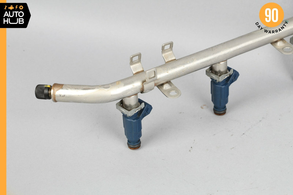 01-05 Mercedes R170 SLK320 ML320 E320 Fuel Injector Rail W/ Fuel Injectors OEM - photo 10