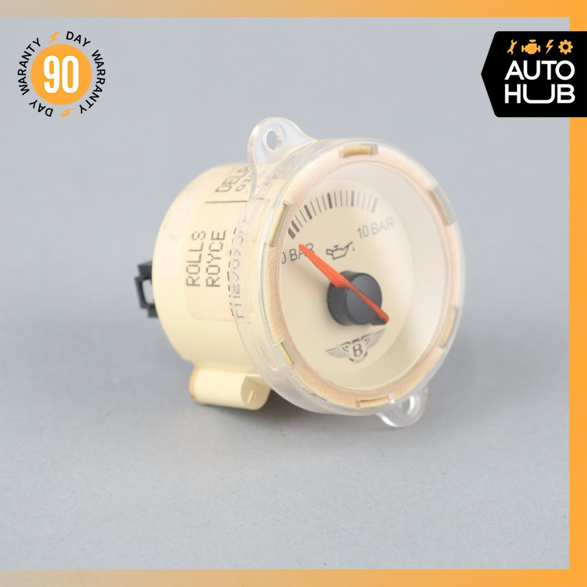 Bentley Arnage Engine Oil Pressure Display Gauge PM25093PF OEM 42k - photo 2