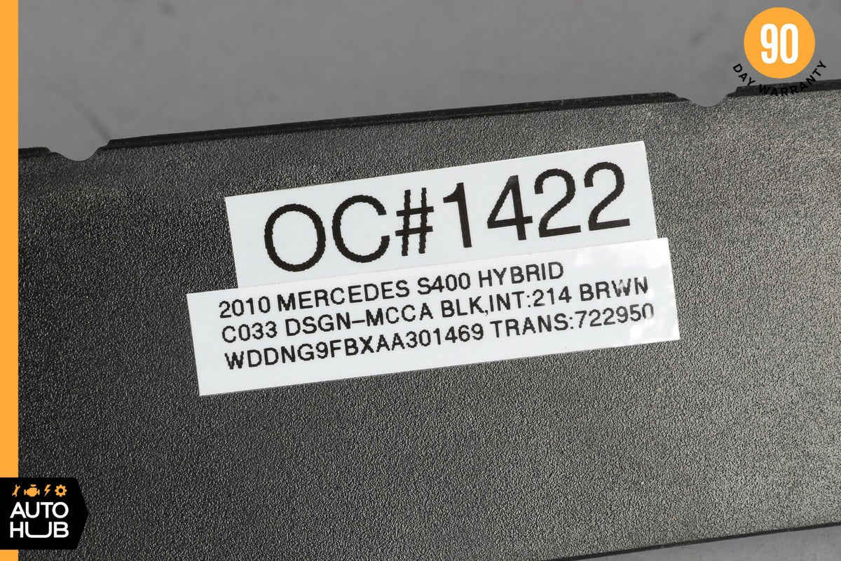 07-13 Mercedes W221 S400 S550 S600 Trunk Lid Lock Cover Trim 2217580108 OEM - photo 12