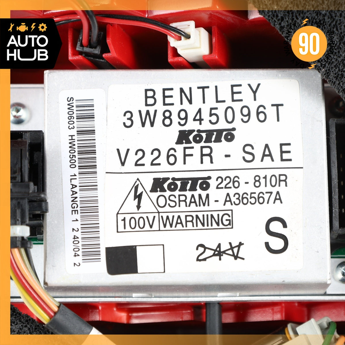 03-09 Bentley Continental GT GTC Right Side Tail Light Lamp 3W8945096T OEM 87k - photo 20