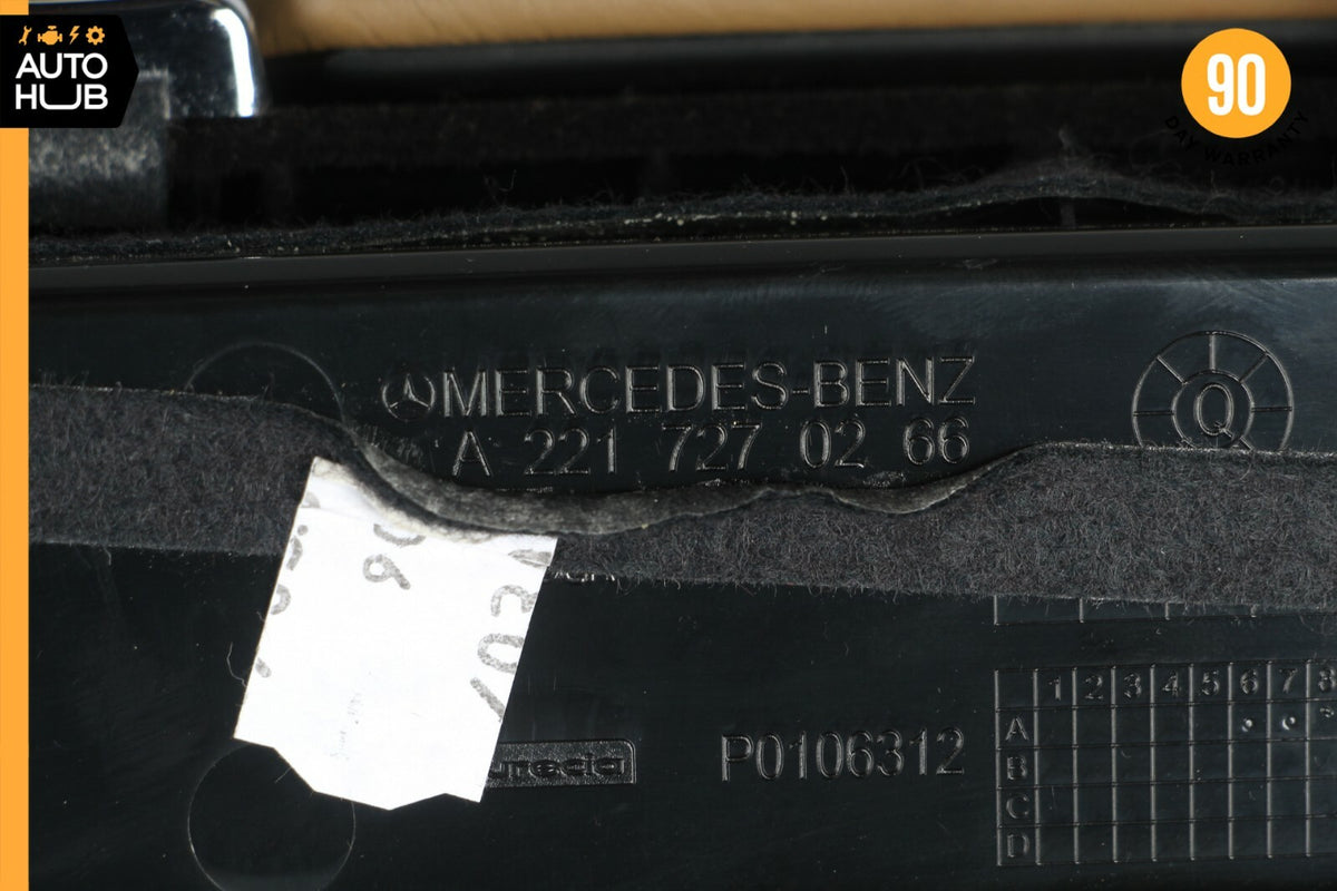 07-09 Mercedes W221 S550 Front Right Interior Door Panel Storage Compartment OEM - photo 11