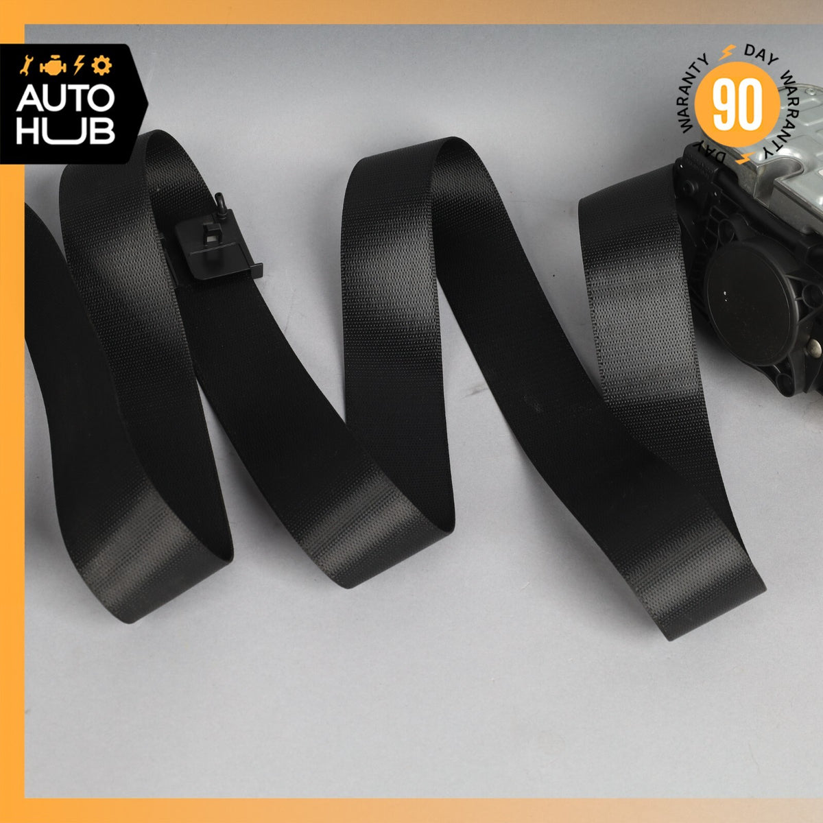 07-09 Mercedes W211 E550 E350 CLS550 Front Left Driver Side Seat Belt Black OEM - photo 4