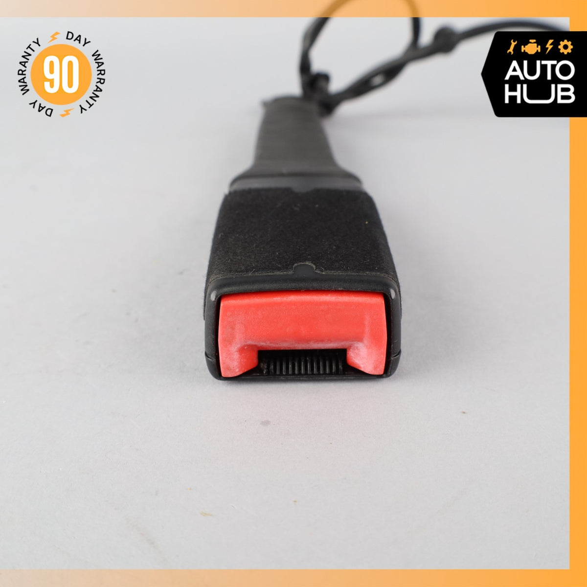 11-18 Porsche Cayenne 958 Front Right Passenger Side Seat Belt Buckle Black OEM - photo 5
