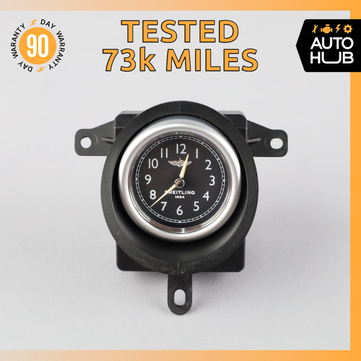 12-18 Bentley Continental GT GTC Center Dashboard Analog Clock OEM 73k - photo 1