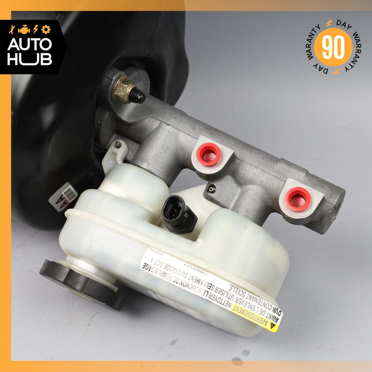 04-08 Cadillac XLR Master Cylinder Power Brake Booster 18016548 OEM 81k - photo 9