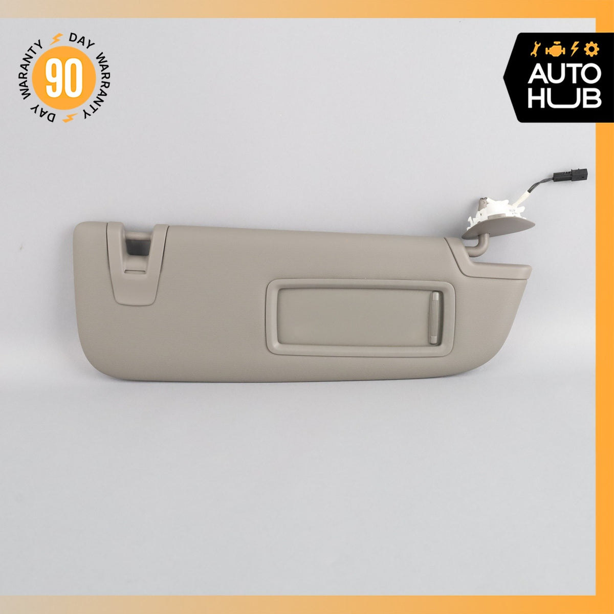 10-16 Porsche Panamera 970 Right Passenger Side Sun Visor Sunvisor Gray OEM - photo 1