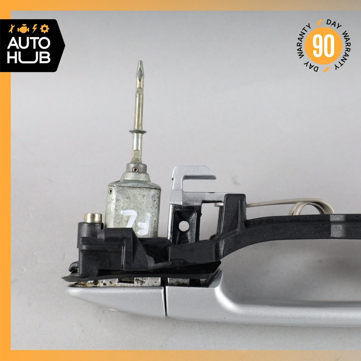 01-04 Mercedes R170 SLK320 Left Driver Side Exterior Door Handle Silver OEM - photo 9