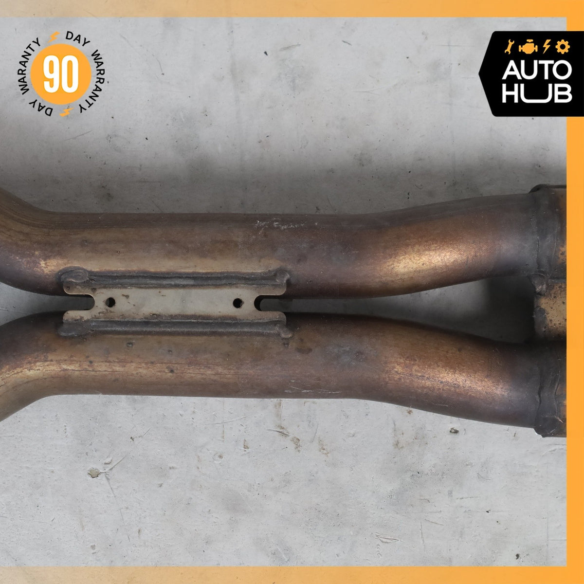 Jaguar X152 F-Type 5.0L V8 Rear Middle Center Exhaust Silencer Muffler Pipe OEM - photo 9