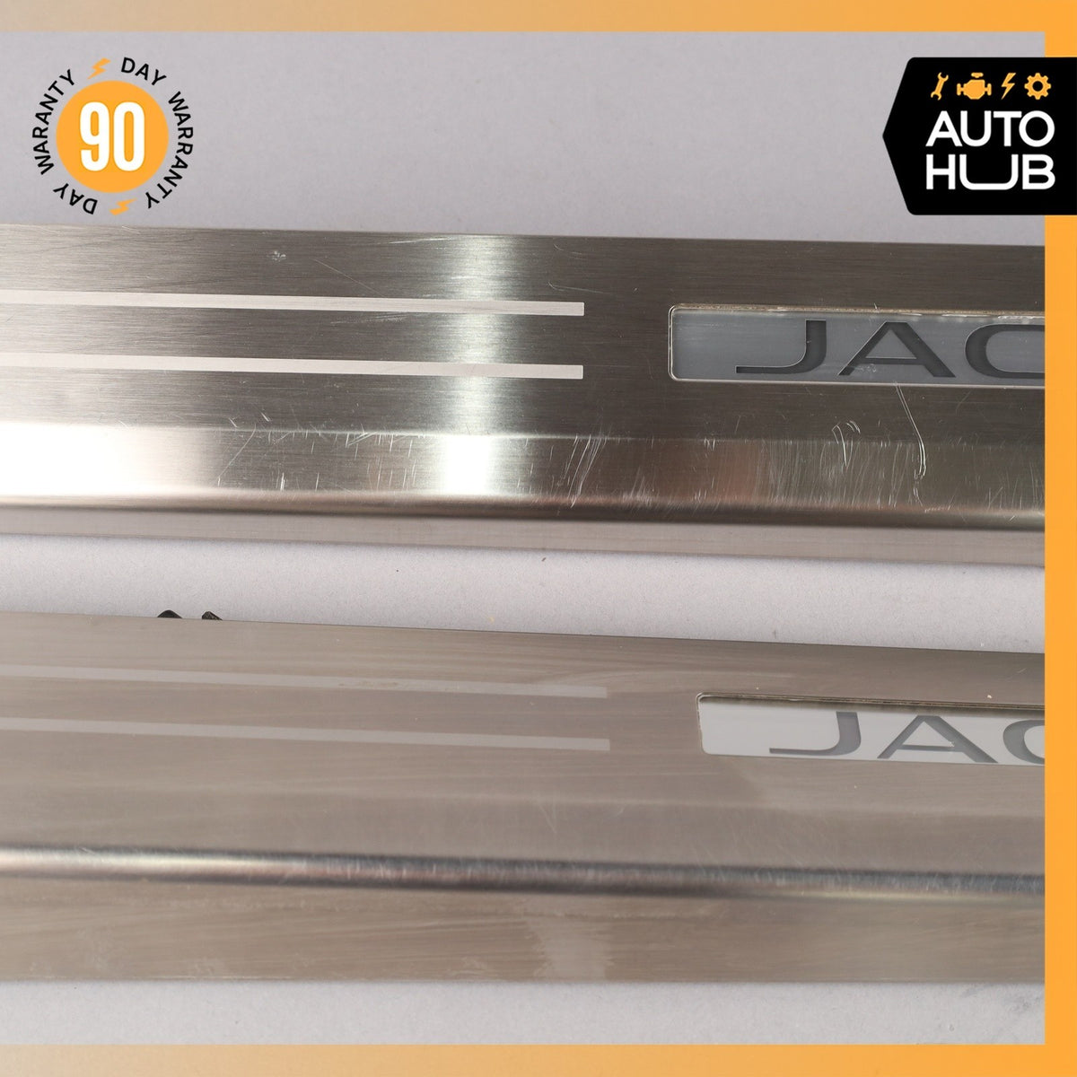 14-24 Jaguar X152 F-Type R Left & Right Illuminated Door Step Sill Panel Set OEM - photo 4