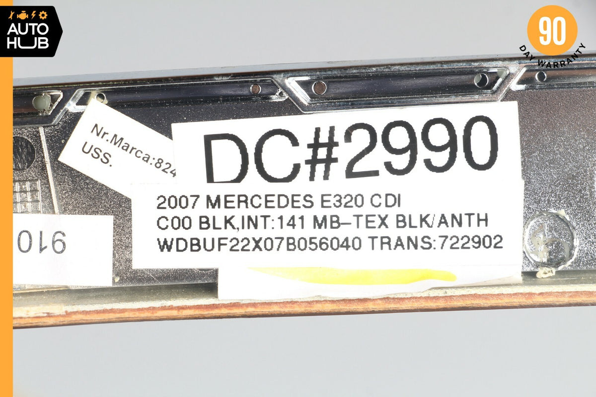 03-06 Mercedes W211 E320 E500 Dashboard Dash Left Trim Panel Wood 2116800371 OEM - photo 8