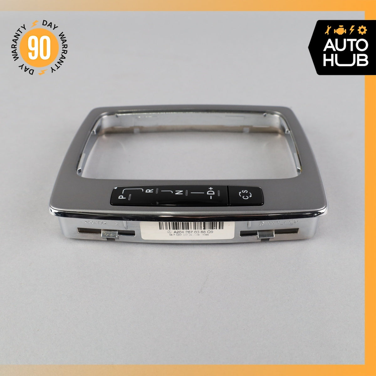 08-14 Mercedes W204 C350 Center Console Shift Shifter Bezel Trim OEM - photo 5