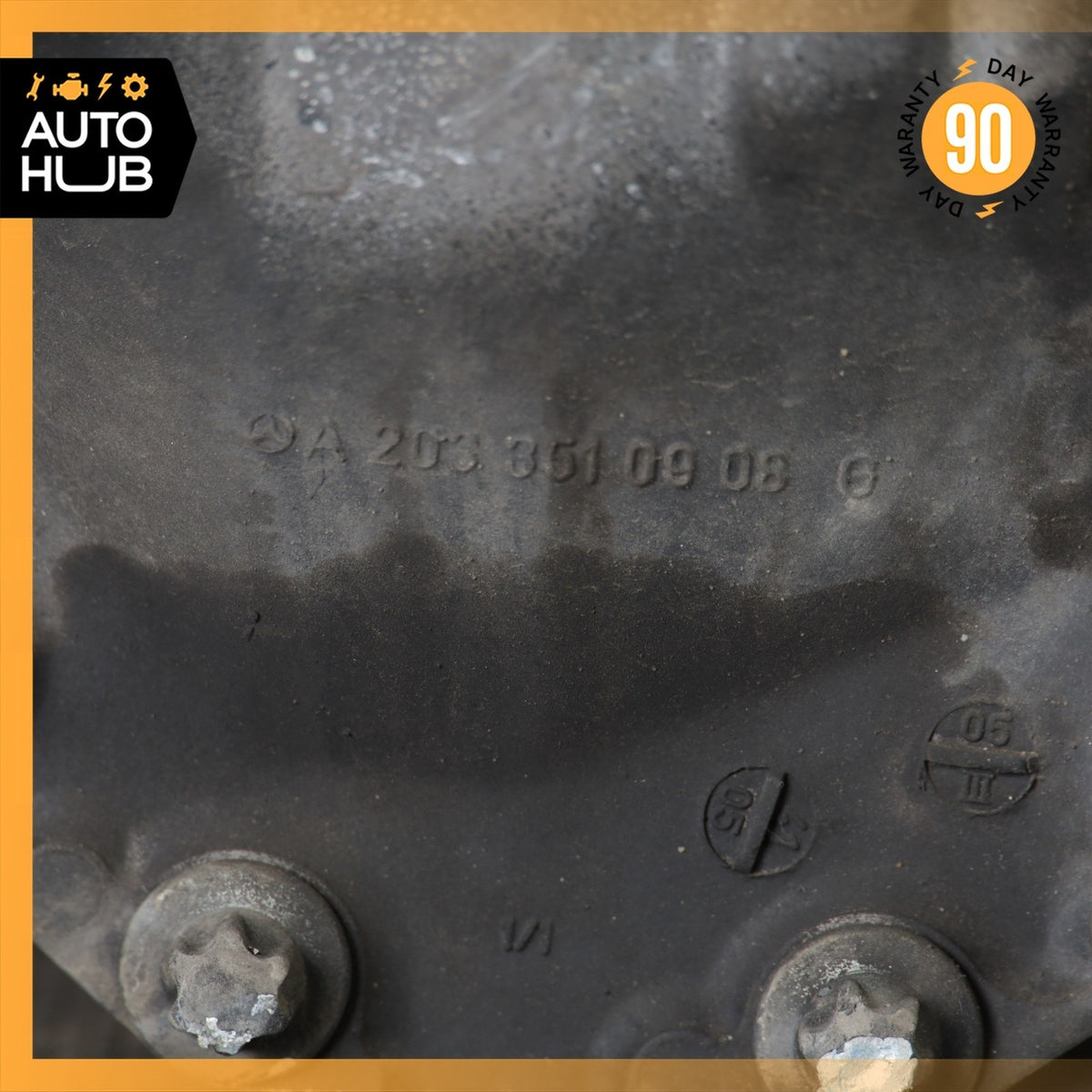 05-06 Mercedes R171 SLK350 M272 Rear Differential Diff Axle Carrier 3.27 OEM - photo 14