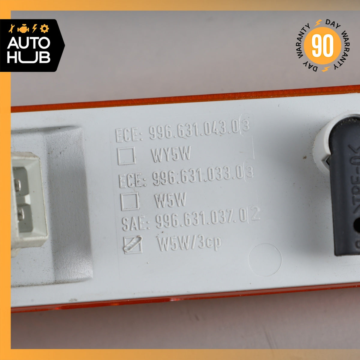 Porsche Boxster 986 Front Left Bumper Side Marker Light Lamp 99663103701 OEM - photo 11