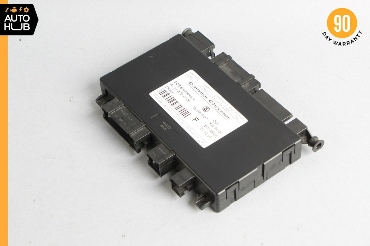 03-12 Mercedes W219 CLS500 SLK350 GL550 E320 Seat Control Module Left Side OEM - photo 2