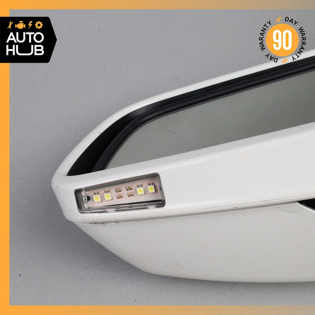 06-10 BMW E64 650i Left Driver Side Rear View Door Mirror Alpine White OEM 65k - photo 11