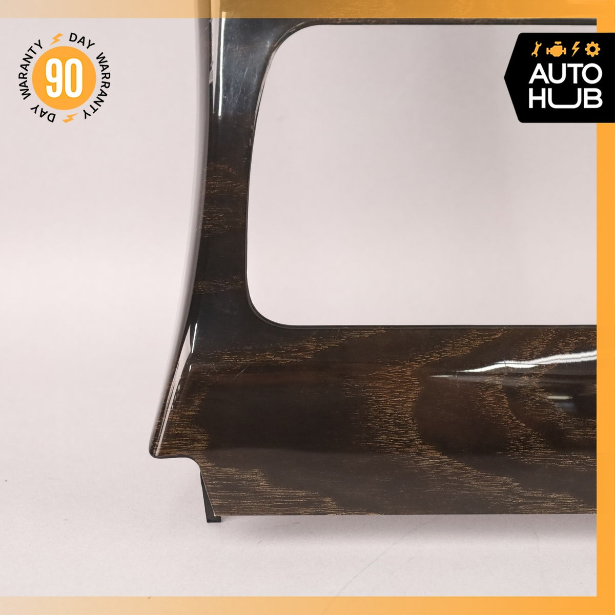11-13 BMW F10 528i 535i Center Console Shifter Wood Trim Panel OEM - photo 7