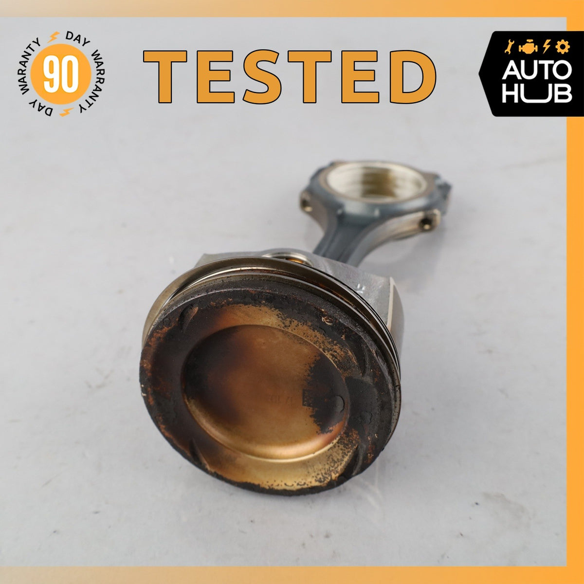 15-20 Mercedes W213 E300 SLC300 C300 M274 Engine Connecting Rod Piston OEM - photo 1