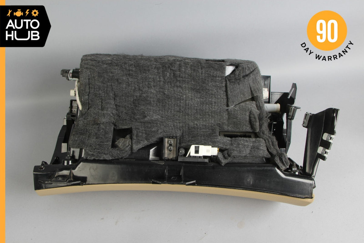 10-13 Mercedes W221 S400 S550 Dash Board Glove Box Compartment Beige OEM - photo 7