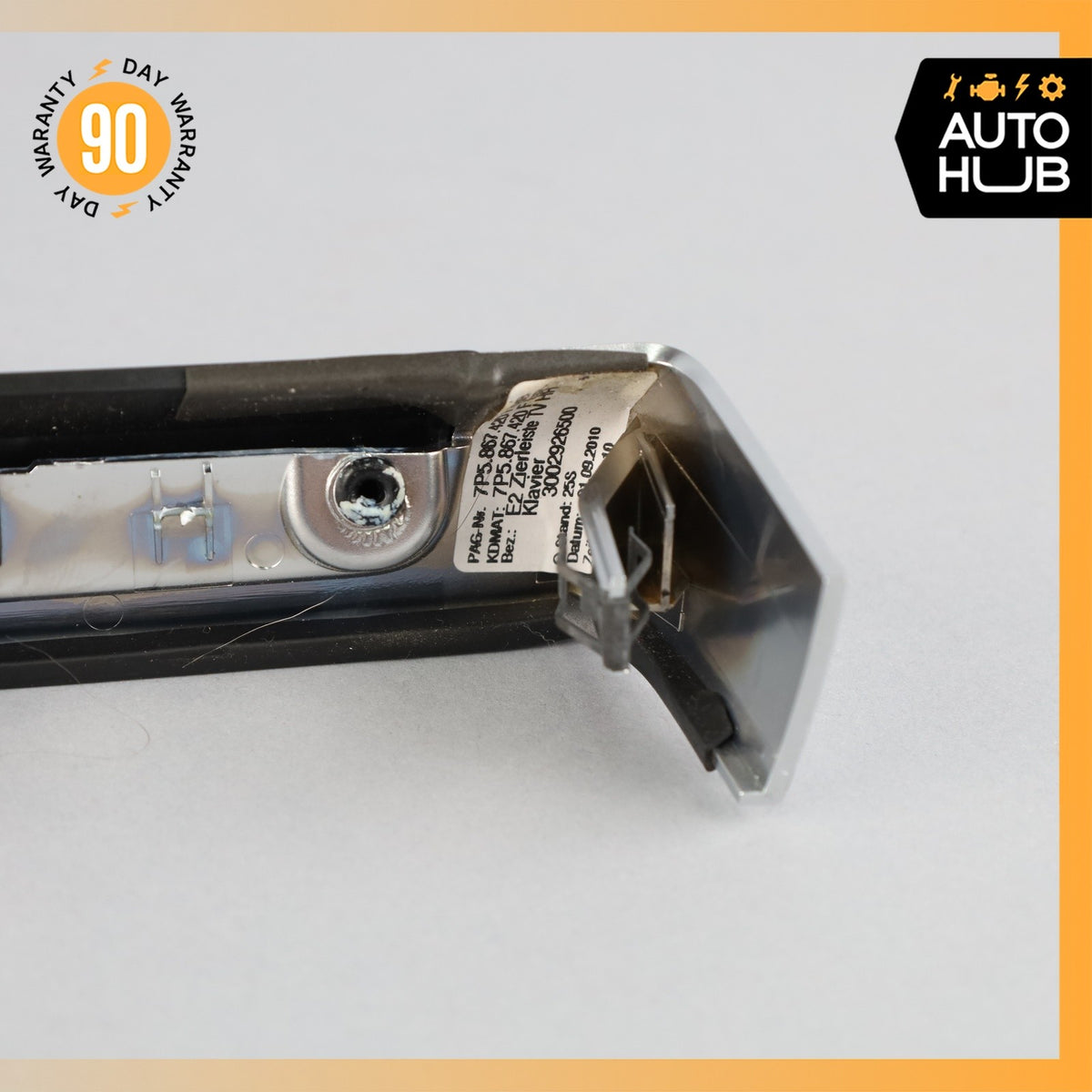 Porsche Cayenne 958 Rear Right Door Panel Molding Trim Piano Wood 7P5867420F OEM - photo 12