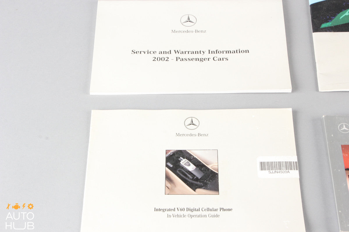 2002 Mercedes-Benz W220 S500 Owner's Operator's Manual Book OEM #1 - photo 9