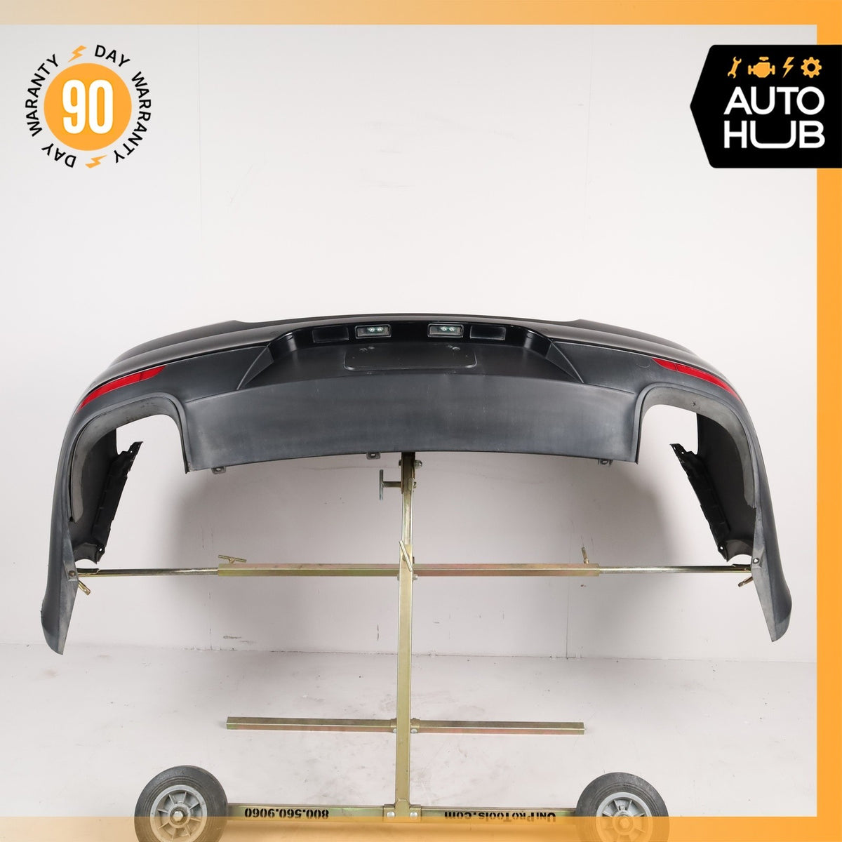 14-16 Porsche Panamera 970 Rear Bumper Cover Black OEM - photo 15