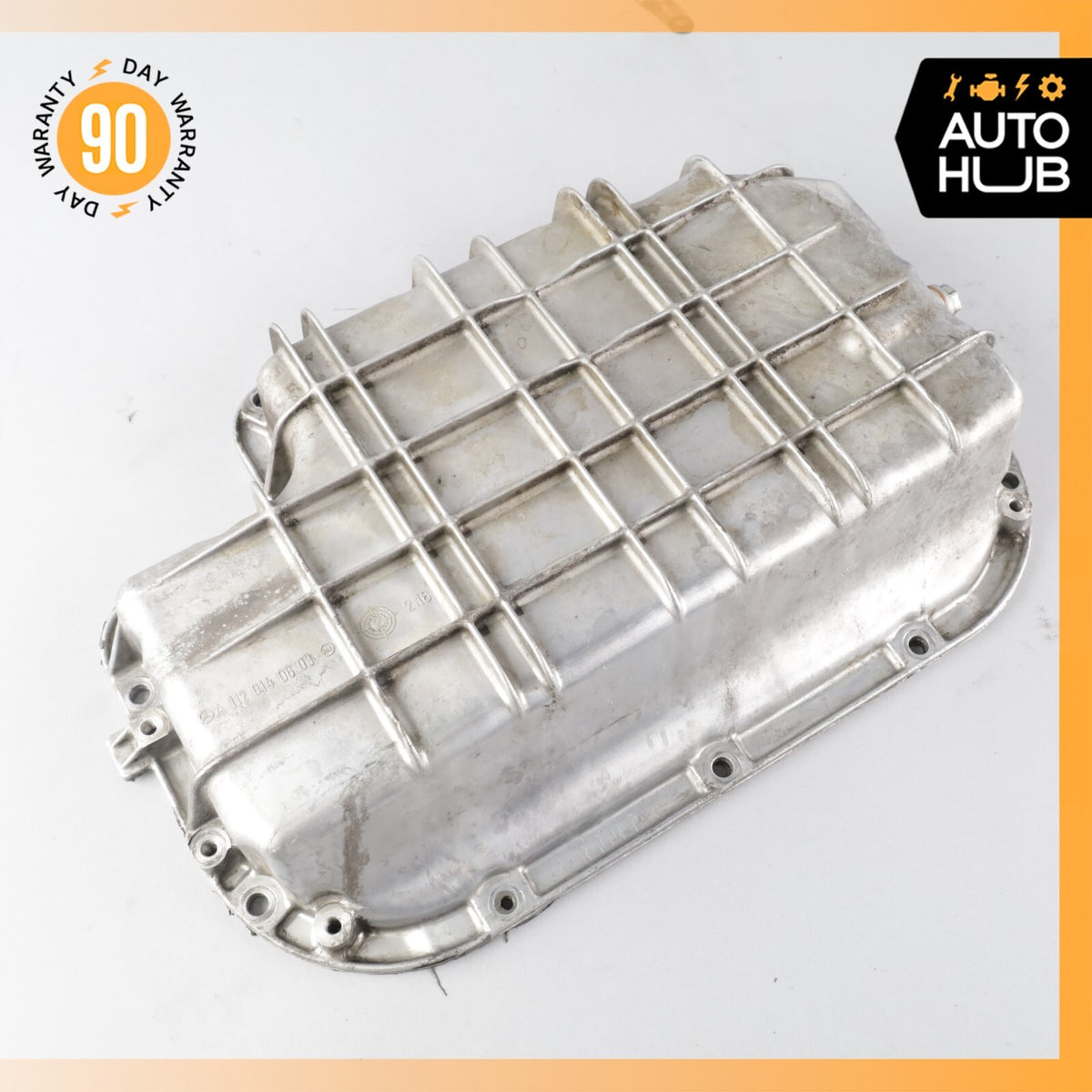 98-06 Mercedes W220 S55 AMG E430 S430 CLK430 Lower Oil Pan 1120140603 OEM - photo 1