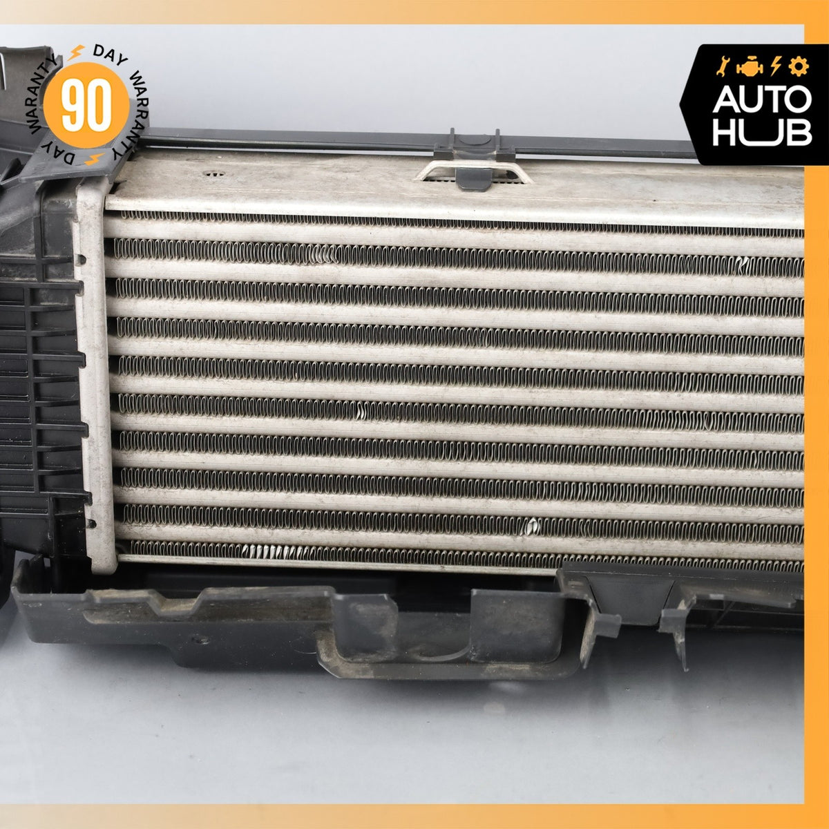12-15 Mercedes R172 SLK250 M271 Intercooler Air Cooler Radiator w/ Air Duct OEM - photo 4