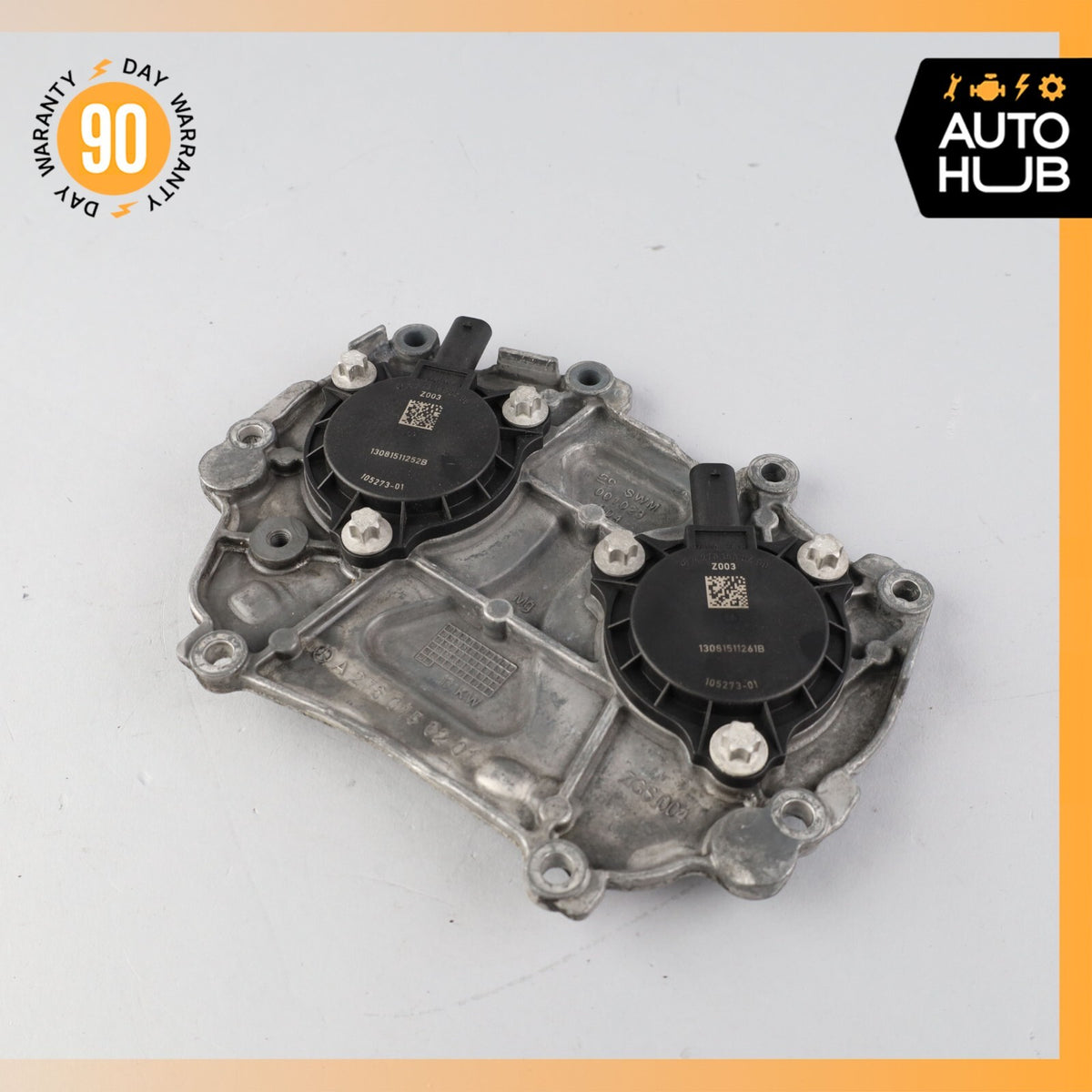 Mercedes W207 E350 S550 Front Left or Right Engine Timing Chain Cover Plate OEM - photo 1