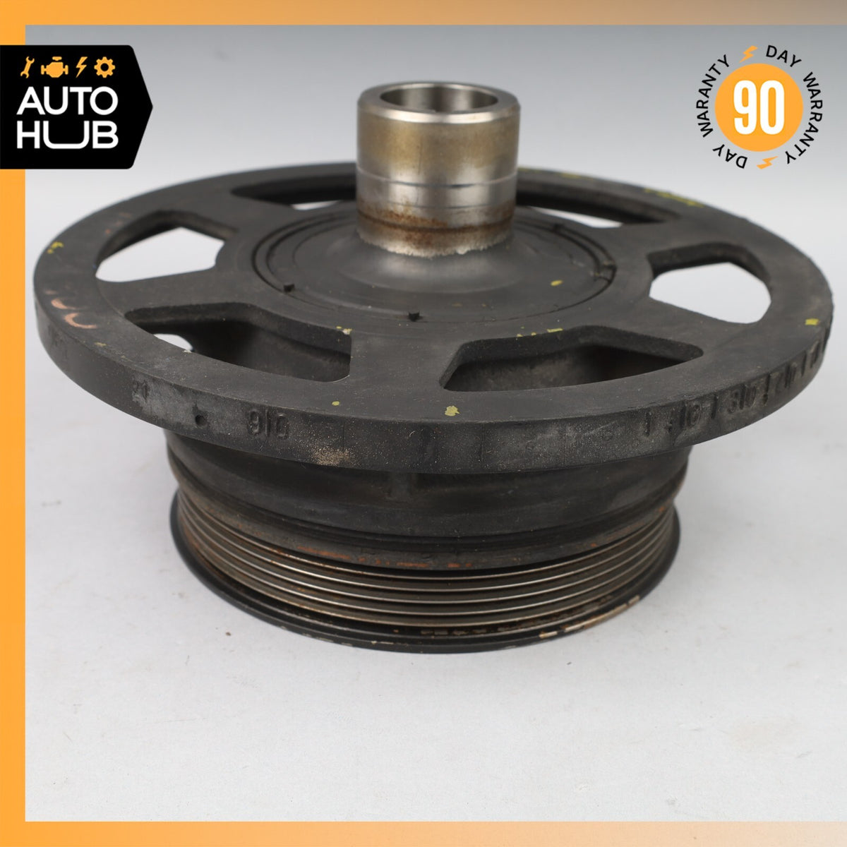 90-99 Mercedes R129 SL500 Engine Motor Crankshaft Pulley Harmonic Balancer OEM - photo 7
