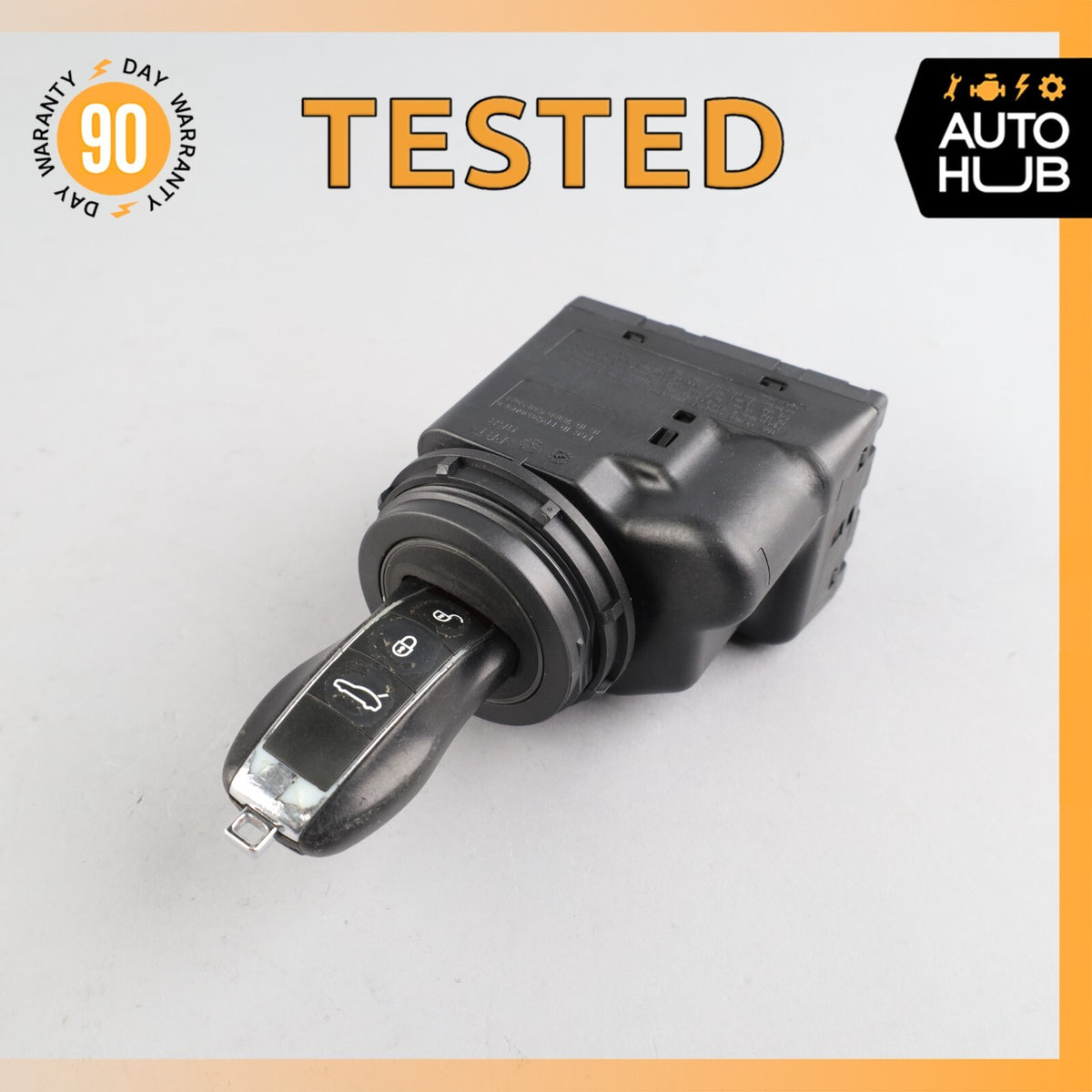 2015 Porsche Panamera 4 970 Start Ignition Switch Module w/ Key OEM - photo 1