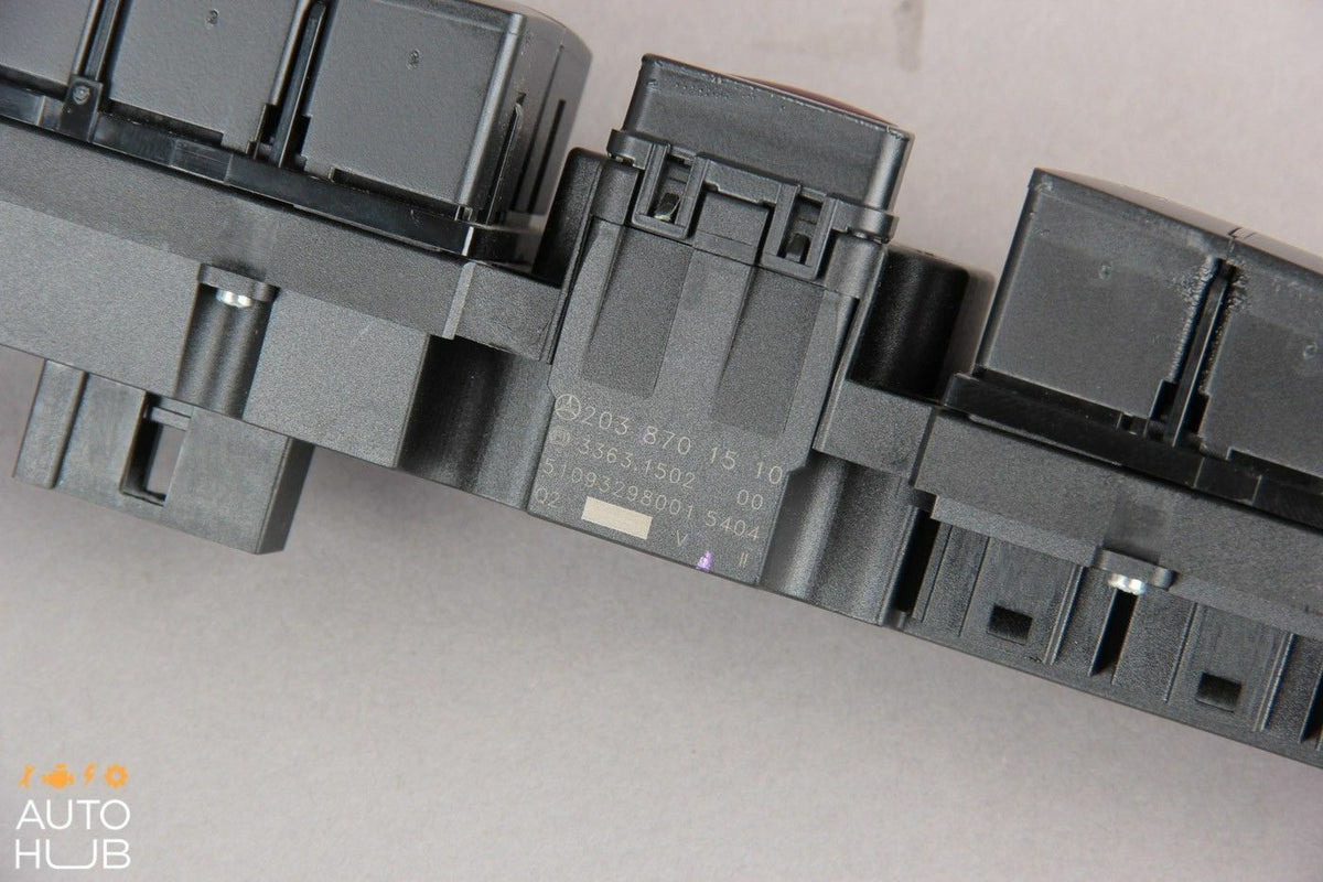 05-07 Mercedes W203 C280 C320 Hazard Light Door Lock Control Panel 2038701510 - photo 5