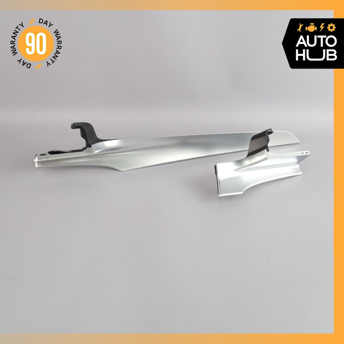 15-20 Mercedes W205 C43 AMG C300 Dash Upper Right & Left Trim Set Silver OEM - photo 1