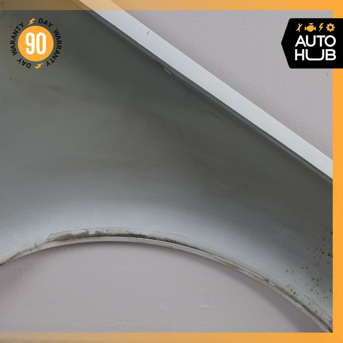 08-13 BMW E82 128i Front Left Driver Fender Cover Panel White 41357133227 OEM - photo 11