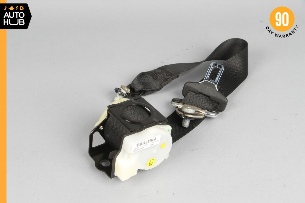 03-09 Mercedes W209 CLK550 CLK320 Rear Left or Right Side Seat Belt Black OEM - photo 1